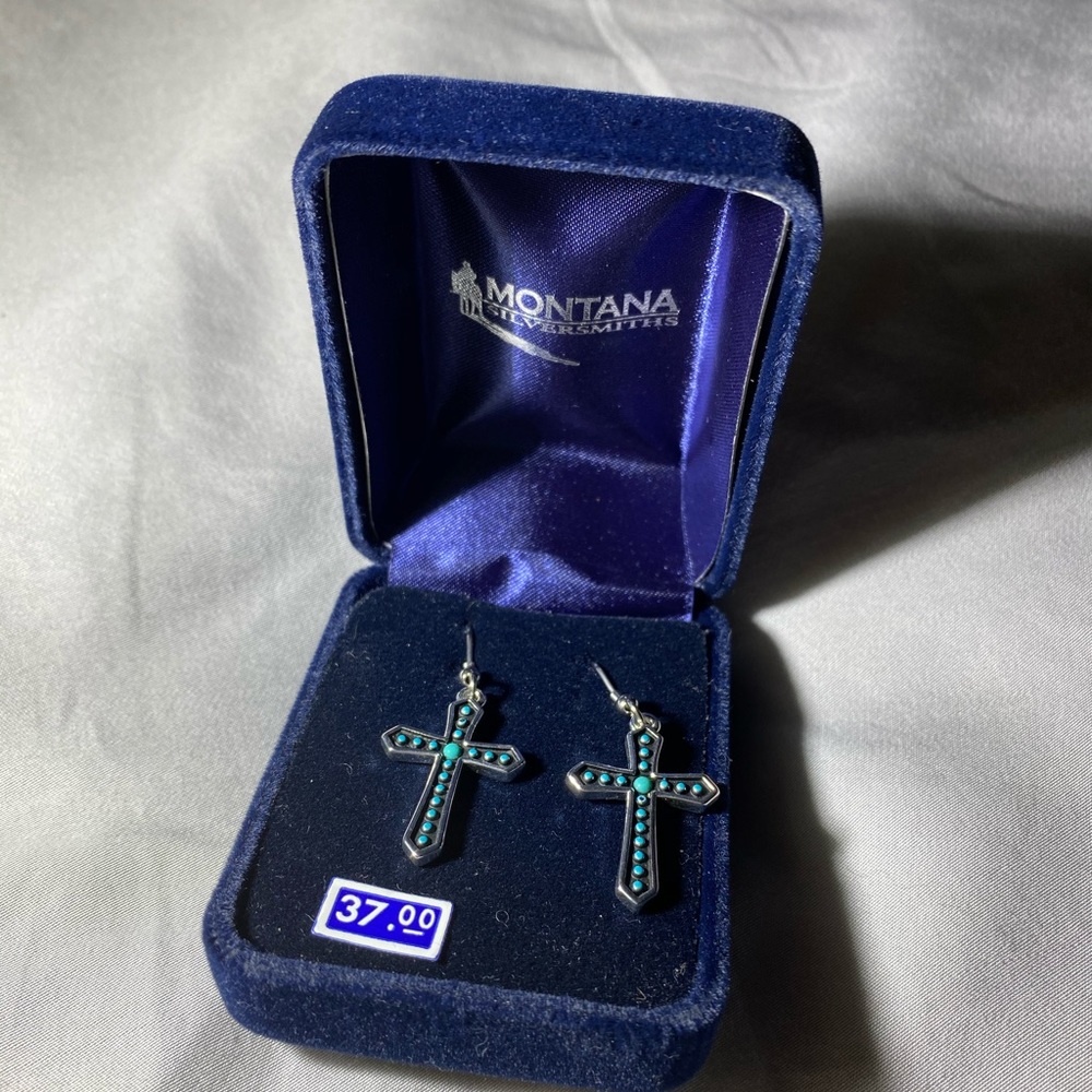 Montana’s Jewlers Cross Earrings